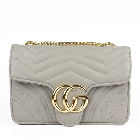 grey gucci baby bag|grey Gucci marmont bag.